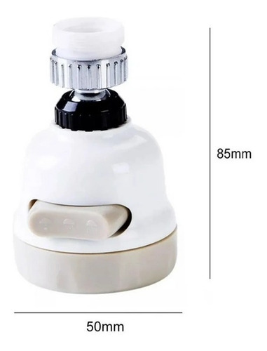 Imagen 6 de 6 de Cuello Flexible Extensible Giratorio 360° Lavaplatos Agua
