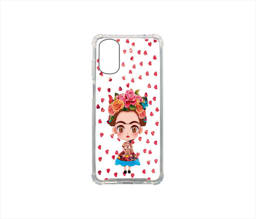 Funda De Frida Kahlo Compatible Con Motorola ( Serie One )