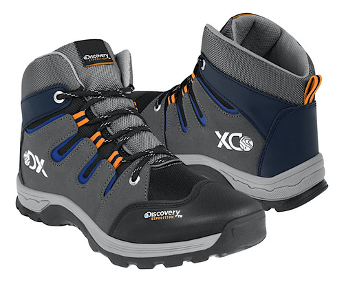 Botines Joven Discovery Expedition D12011 Gamuza Gris  