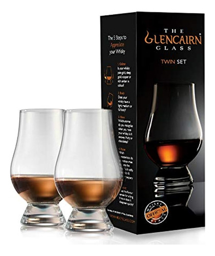 Vaso De Whisky Glencairn, Juego De 2 En Caja De Doble