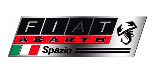 Emblema  Abarth Fiat Spazio Alta Qualidade