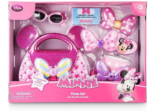 Minnie Mouse Set De Juego Bolso Y Accesorios Minnie Disney.