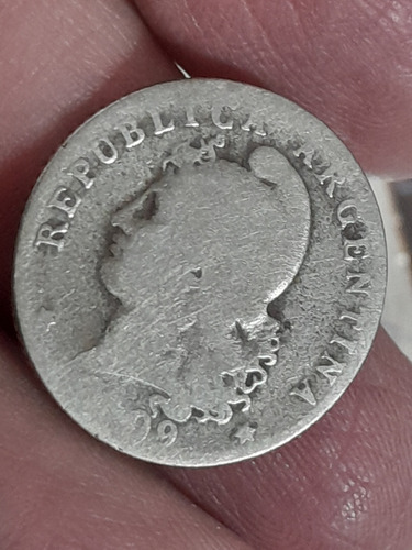 Moneda Argentina 20 Centavos 1909 Cj#60 Ref60