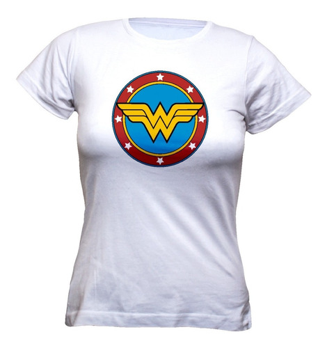 Polera Mujer Maravilla Wonder Woman 