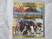 Comprar Transformers Fall Of Cybertron Juegos Ps3 Discos Playstation