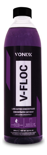 Shampoo Automotivo Neutro Concentrado V-floc 500ml Vonixx