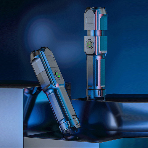 Linterna Eléctrica Led Portátil Con Zoom For Exteriores