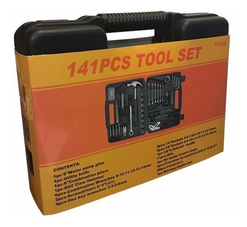 Kit Herramientas Caja Juego 141 Piezas C Valija Vision Elite