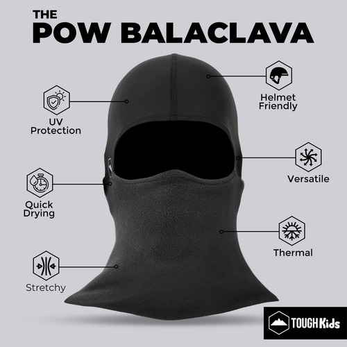 Pasamontañas Tough Headwear Para Niños Con Capucha Color Diseño De La Tela Talle
