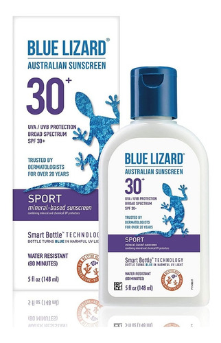 Protector Solar Mineral Blue Lizard Spf 30 Corporal 148 Ml