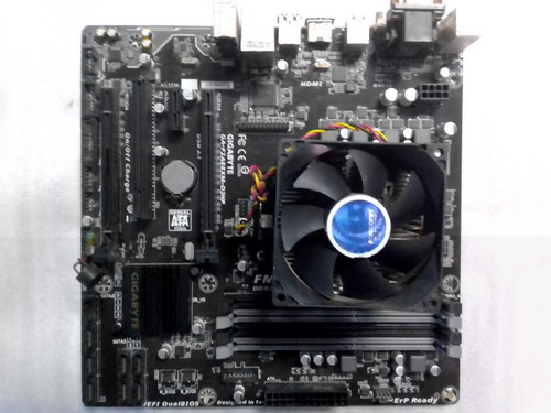 Placa Fm2 F2a88xm Gigabyte + Procesador A10 3.6ghz + Cooler