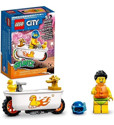 Lego City Stuntz Bathtub Bike 60333 Construcción De Juguetes