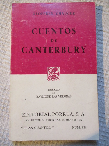 Geoffrey Chaucer - Cuentos De Canterbury