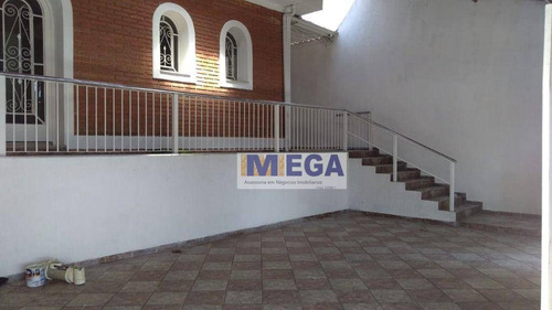 Casa Com 3 Dormitórios À Venda, 200 M² - Jardim Santa Eudóxia - Campinas/sp - Ca0513