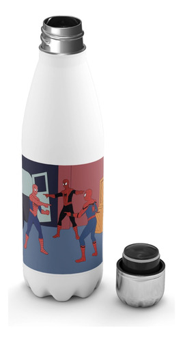 Botella Termica Meme Spiderman