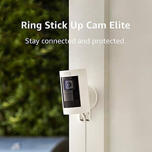 Ring Stick Up Cam Elite, Cámara De Seguridad Hd De Alimentac