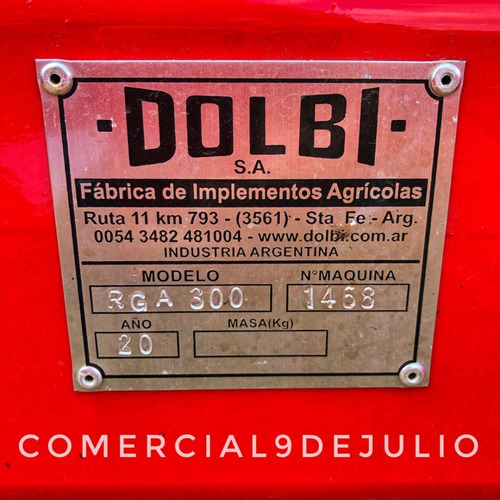 Rolo Picador Dolbi Rg-300 Ganadero De 3mts Disponible