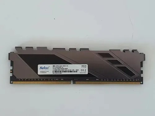 Imagem 2 de 3 de Memória Ram Ddr4 16 Gb Netac 3200 Mhz, Mais Rápida Q Crucial