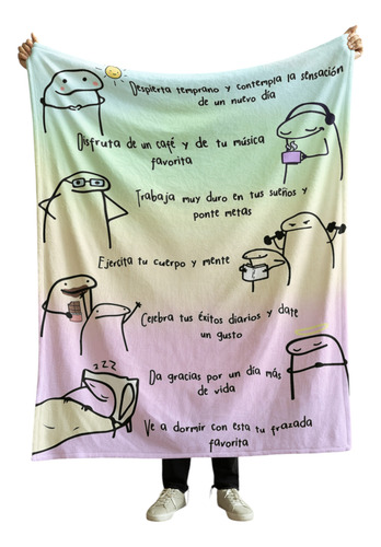 Cobija Frazada Manta Suave Yo Soy La Loca De Los Perros Motivacional Frazada Ligera 110x160cm