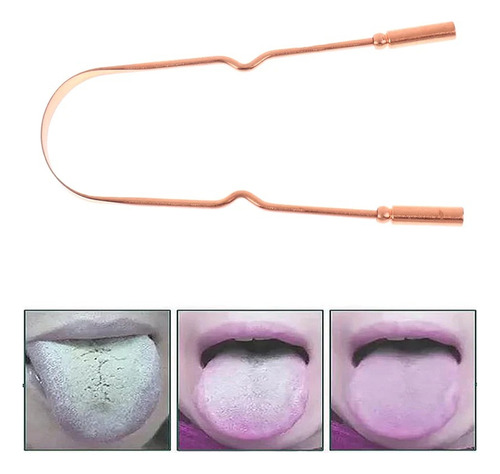 Raspador de lengua de cobre