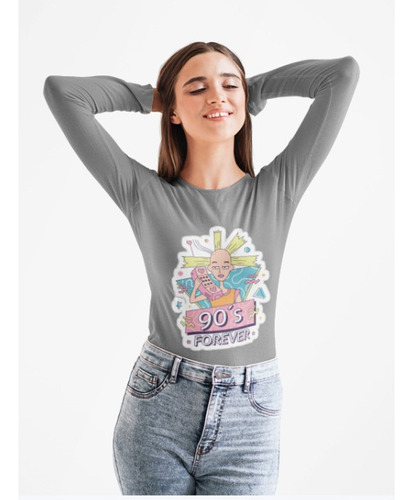 Polera Larga Dama Rugrats Bebes Angelica Cynthia 90s Estamp