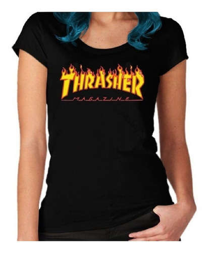 Remera Thrasher T-shirt Women 5104-a Cne