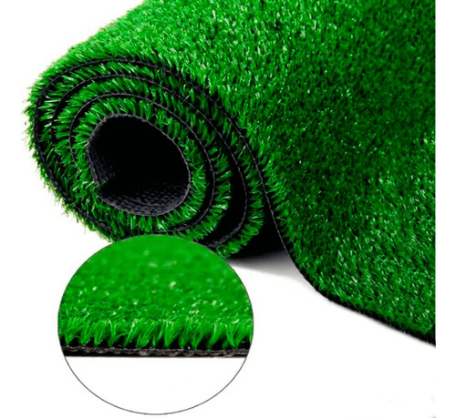 Grama Sintética Decorativa Verde 12mm - 7m²