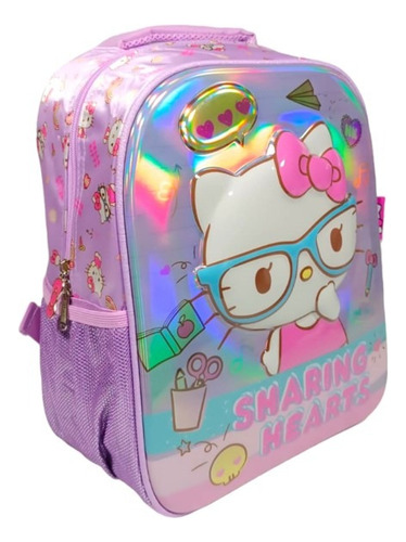 Mochila Hello Kitty Kinder Backpack 179740 Color Rosa