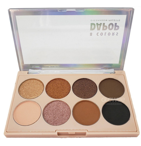 Paleta Sombras Ojos Holografica Dapop Original 8 Tonos Mod 2