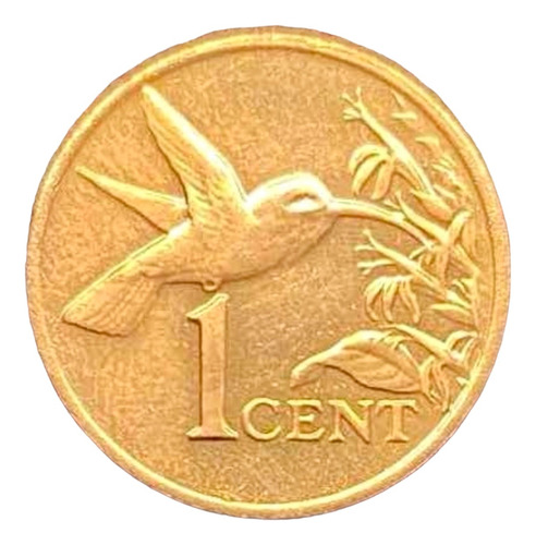 Trinidad & Tobago - 1 Cent - Año 1999 - Km #29 - Colibri :