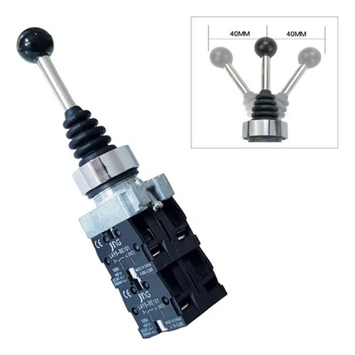 Manipulador Joystick Lk2 Pa24 4 Posicoes Retorno Lukma