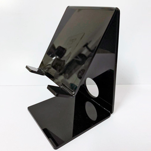 Imagem 1 de 3 de Suporte Celular Acrílico Smartphone Mesa Universal