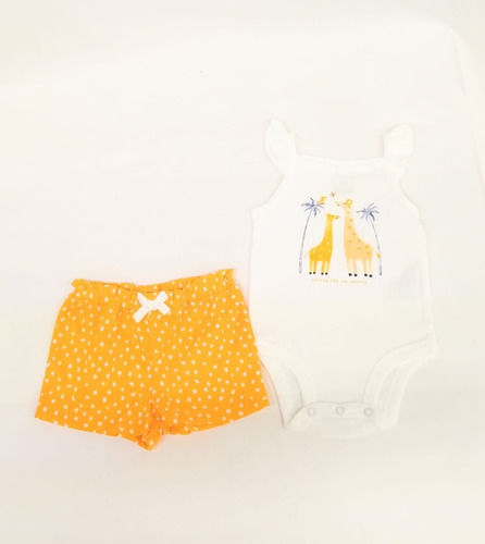 Conjunto Jirafas Bebé Niña Carters #3 Y 6 Meses 0822 T 