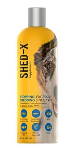 Shed X Perros Suplemento Vitamínico Pelo 16oz Excelente