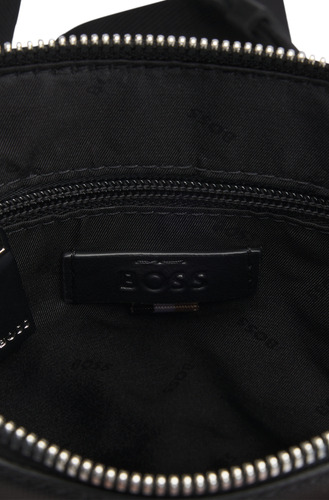 Bolso Para Hombre Boss Estilo Sobre Con Textura Color Negro Diseño de la tela unitalla