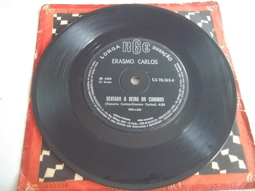 Compacto Erasmo Carlos Sentado A Beira Do Caminho 1969 Rock (Usado)