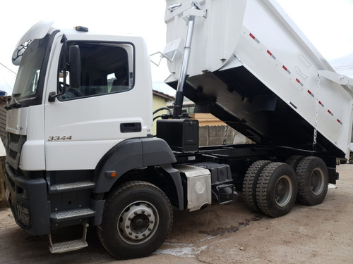 Mercedes-benz Axor 3344 K 6x4 Ano 2013 Caçamba Traçado