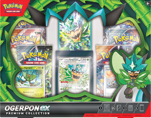 Juego De Cartas Coleccionables Pokémon Ogerpon Ex Premium Co