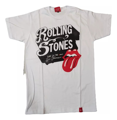 Remera The Rolling Stones San Francisco 1966 Algodon Premium