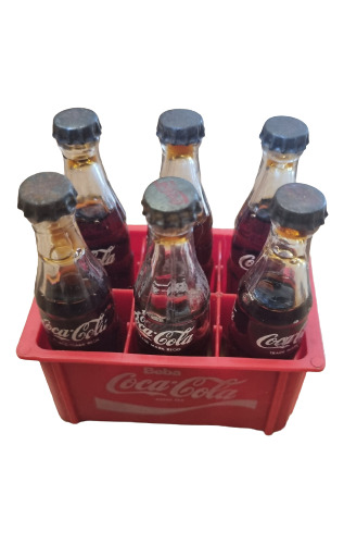 Engradado Coca Cola  - Miniatura  - Anos 80 (1 M)