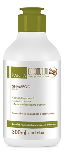 Shampoo Cabelos Cacheados Coconut + Mix De Aminoácidos Panta