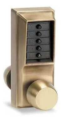 Kaba 1011-05-41 Push Button Lock,entry,antique Brass Zrq