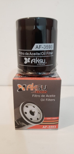 Filtro Aceite Aksu 3593 Signo Lancer Montero Somos Tienda