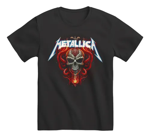 Camiseta Estampada Dtf Premium Metallica 11