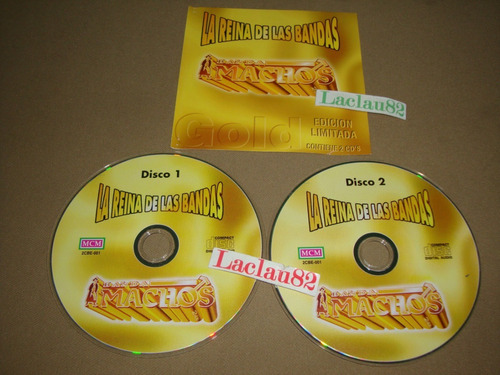 Banda Machos La Reina De Las Bandas Gold 1999 Mcm 2 Cds