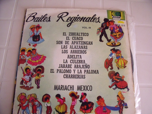 Lp Mariachi Mexico Bailes Regionales Vol 3