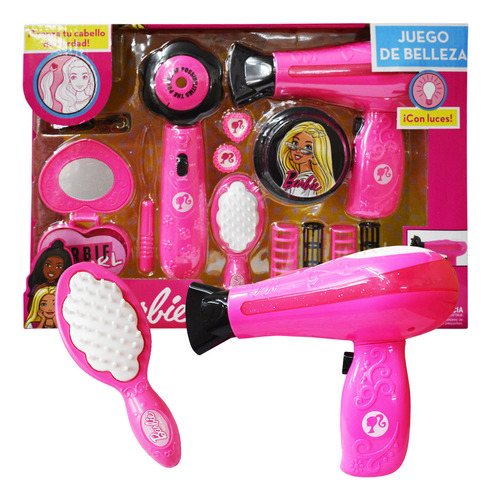 Barbie Set De Belleza Con Secadora Y Sonido Toymark