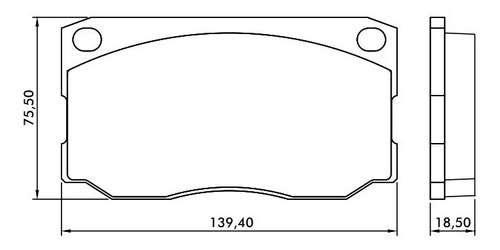 Imagen 2 de 7 de Pastillas Freno Delanteras Ford F-4000 4.3