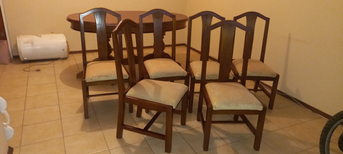 6 Sillas De Comedor Para Tapizar. Se Vende Todo El Lote