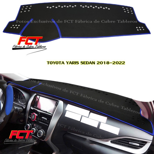 Cubre Tablero Toyota Yaris Sedan 2018 2019 2020 2021 Fct